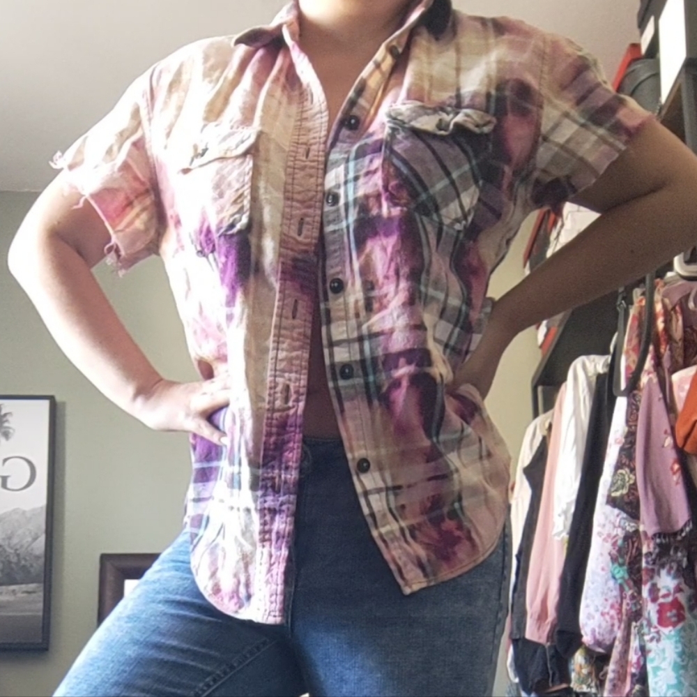 Distressed bleached Shirt